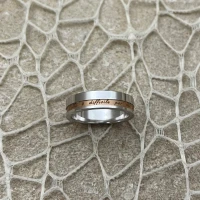 015 Anteo fede in oro bianco e rosa  cod: T167