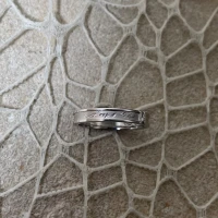 015 Anteo fede in oro bianco con brillanti  cod: 0808