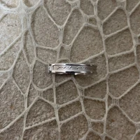 015 Anteo fede in oro bianco con brillanti  cod: 0808