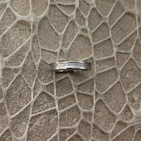 015 Anteo fede in oro bianco con brillanti  cod: 0808