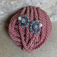 Orecchini argento perla e zirconi cod: NCA8