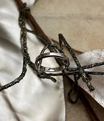 014 Polello fede in oro bianco  cod: G1913UB