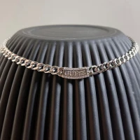 Collana acciaio con zirconi cod: UBN82030