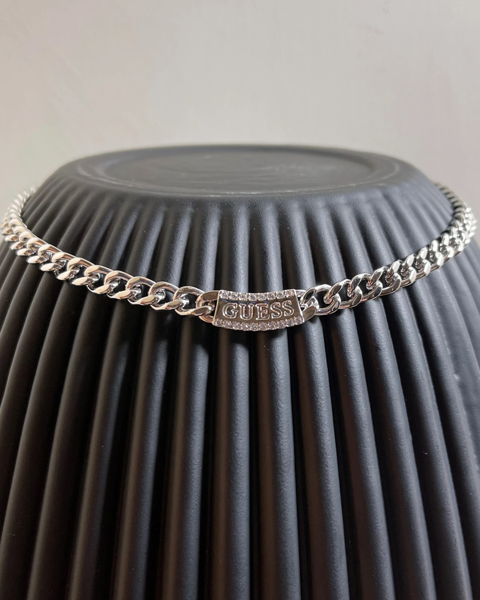 Collana acciaio con zirconi cod: UBN82030