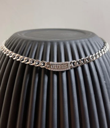 Collana acciaio con zirconi cod: UBN82030