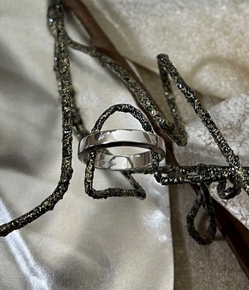 014 Polello fede in oro bianco  cod: G2001UB