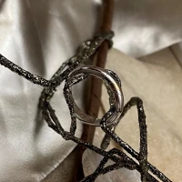 014 Polello fede in oro bianco e rosa cod: G2188UBR