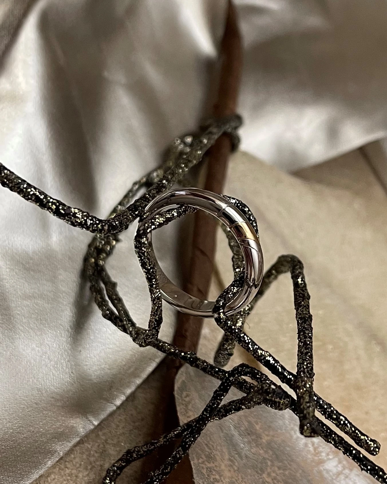 014 Polello fede in oro bianco e rosa cod: G2188UBR