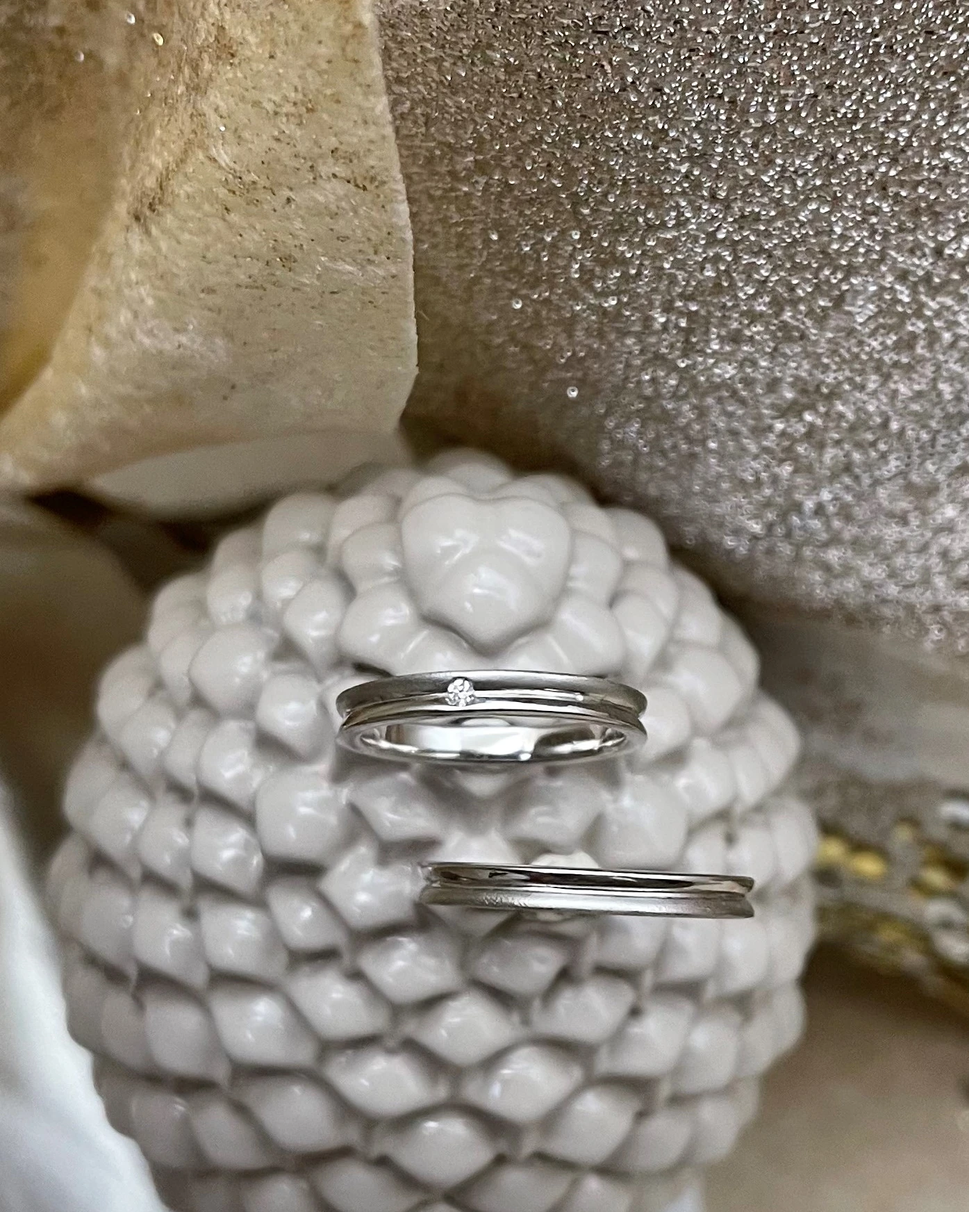 014 Polello fede in oro bianco  cod: L1629UB