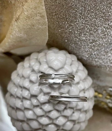 014 Polello fede in oro bianco  cod: L1629UB