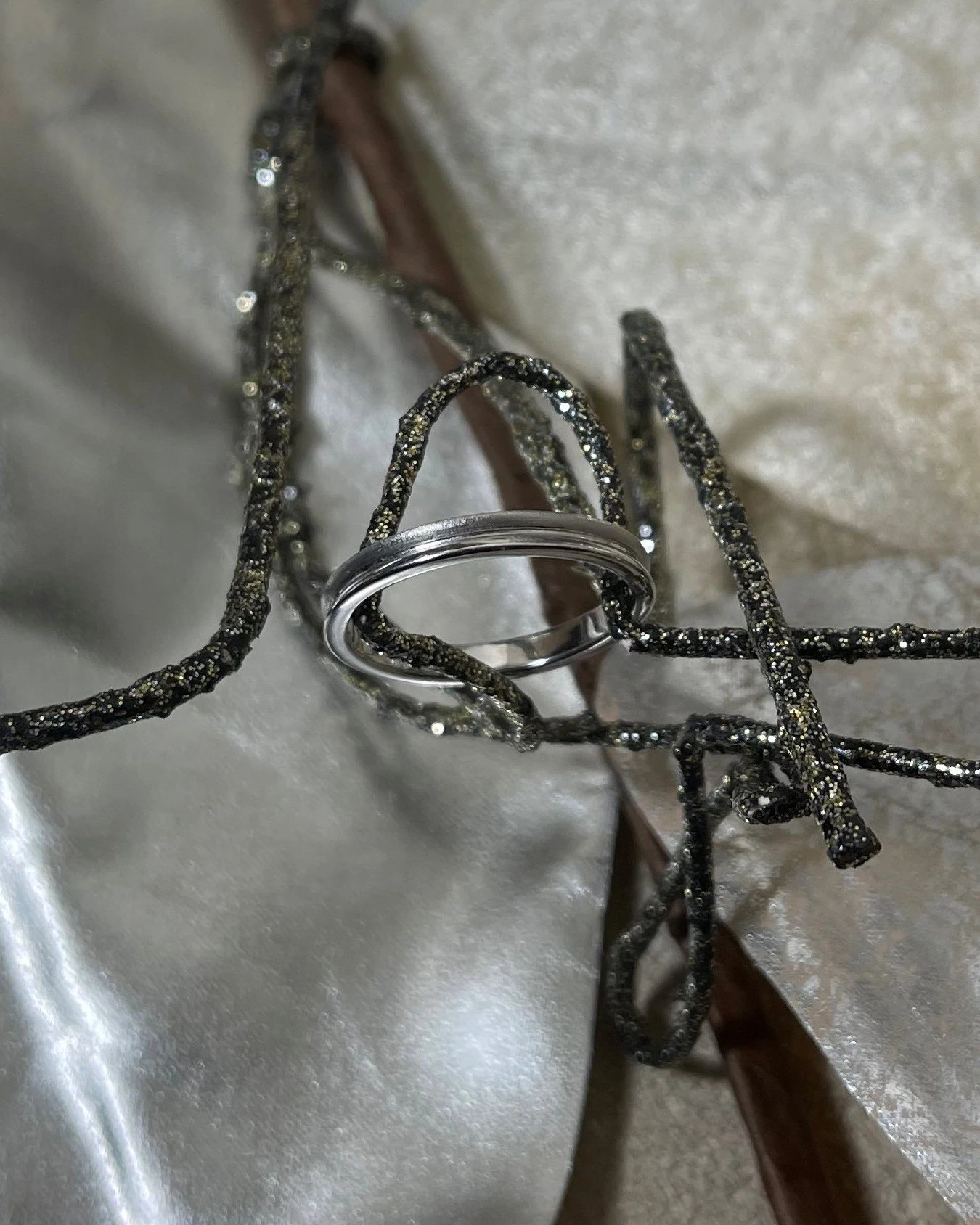 014 Polello fede in oro bianco  cod: L1629UB