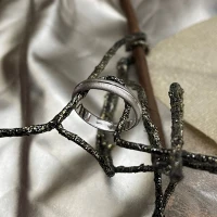 014 Polello fede in oro bianco  cod: H1800UB