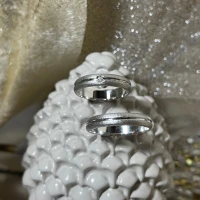 014 Polello fede in oro bianco  cod: H1800UB