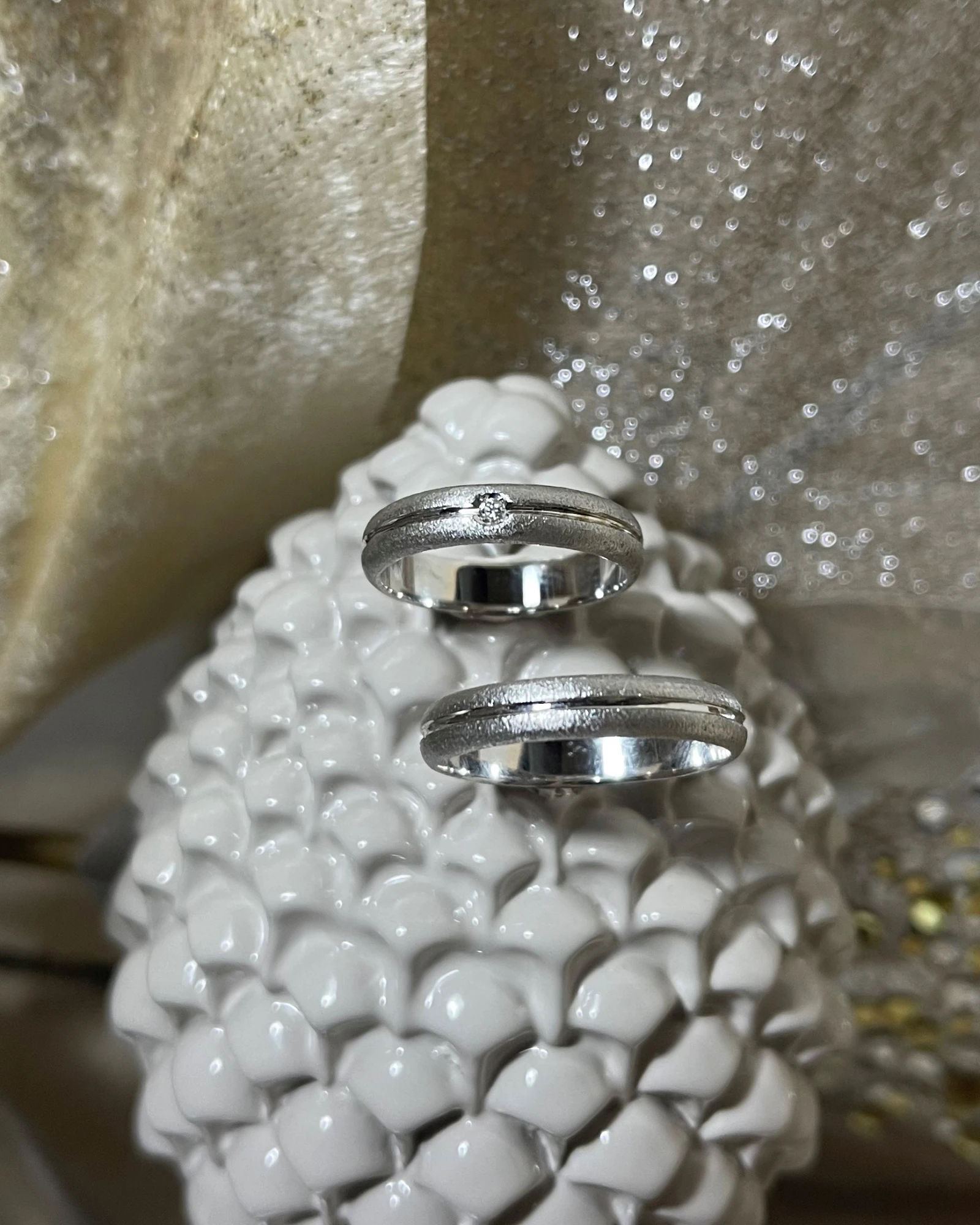 014 Polello fede in oro bianco  cod: H1800UB