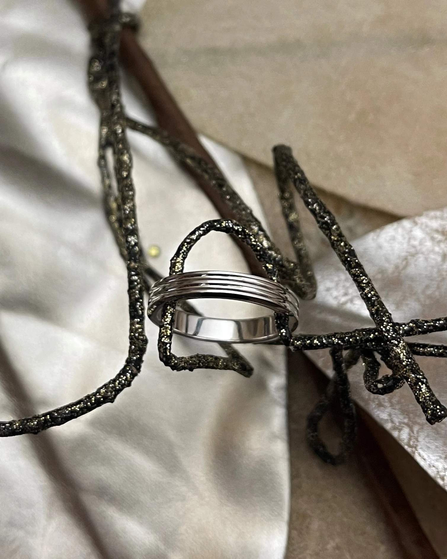 014 Polello fede in oro bianco  cod: G2134UB