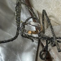 014 Polello fede in oro bianco e rosa cod: G2192UBR