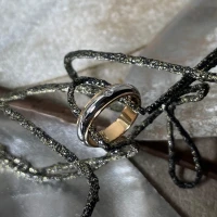 014 Polello fede in oro bianco e rosa con brillanti  cod: G2005DBR