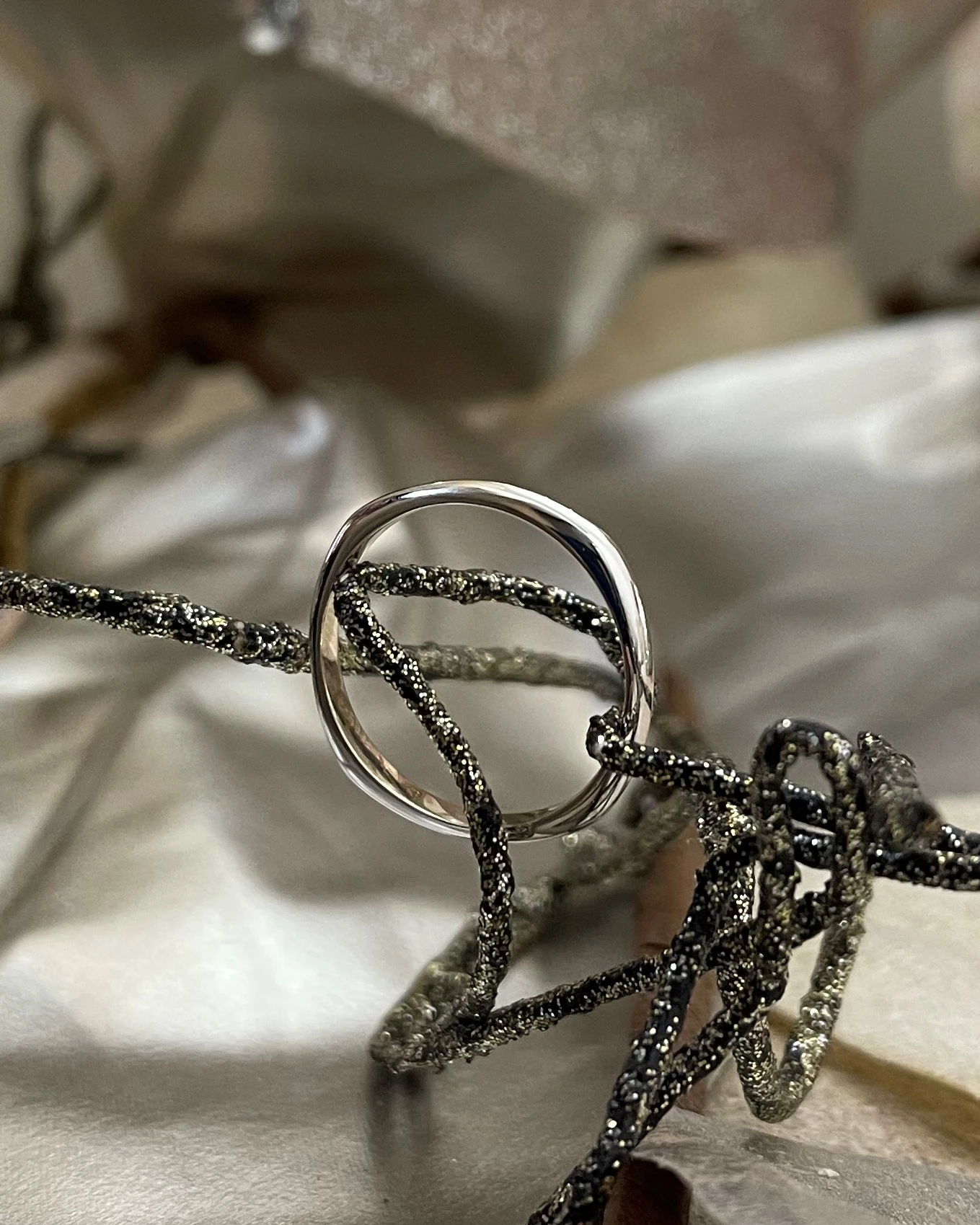 014 Polello fede in oro bianco e rosa cod: E2607UBR