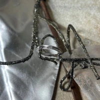 014 Polello fede in oro bianco con brillanti  cod: G1629DB