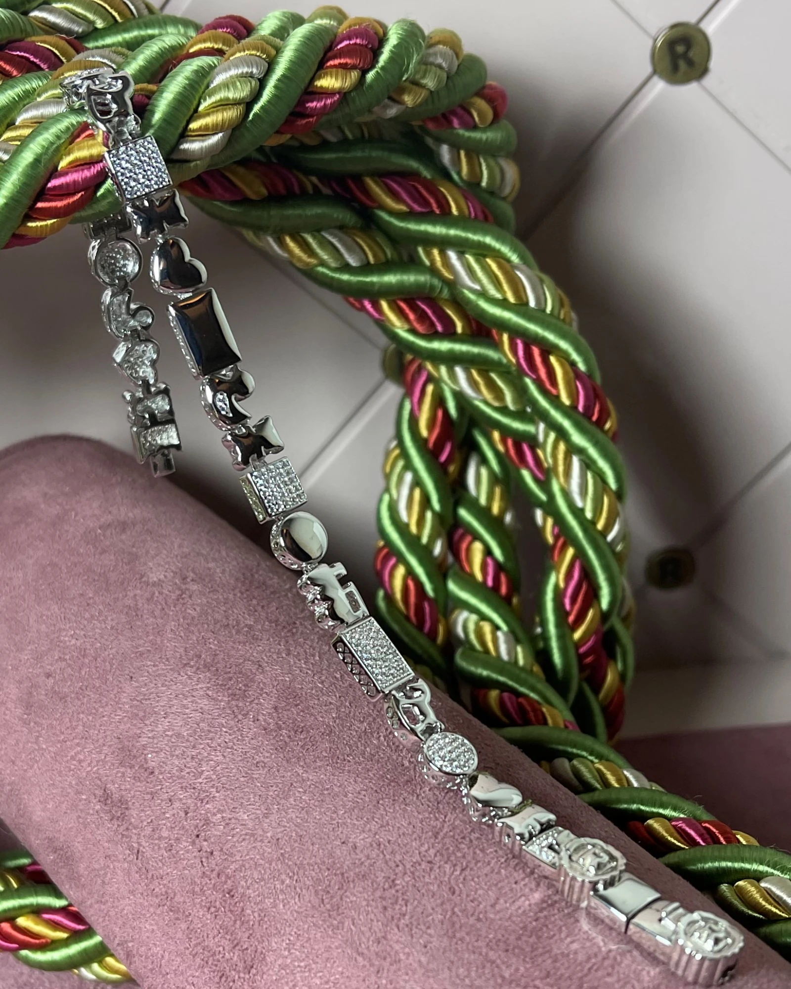 022 Rosato Bracciale argento con zirconi cod: RSO19