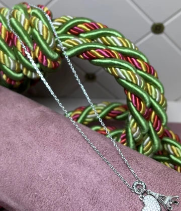 022 Rosato Collana argento con zirconi cod: RSOD01