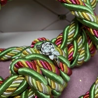 022 Rosato Anello argento con zirconi cod: RMH31C