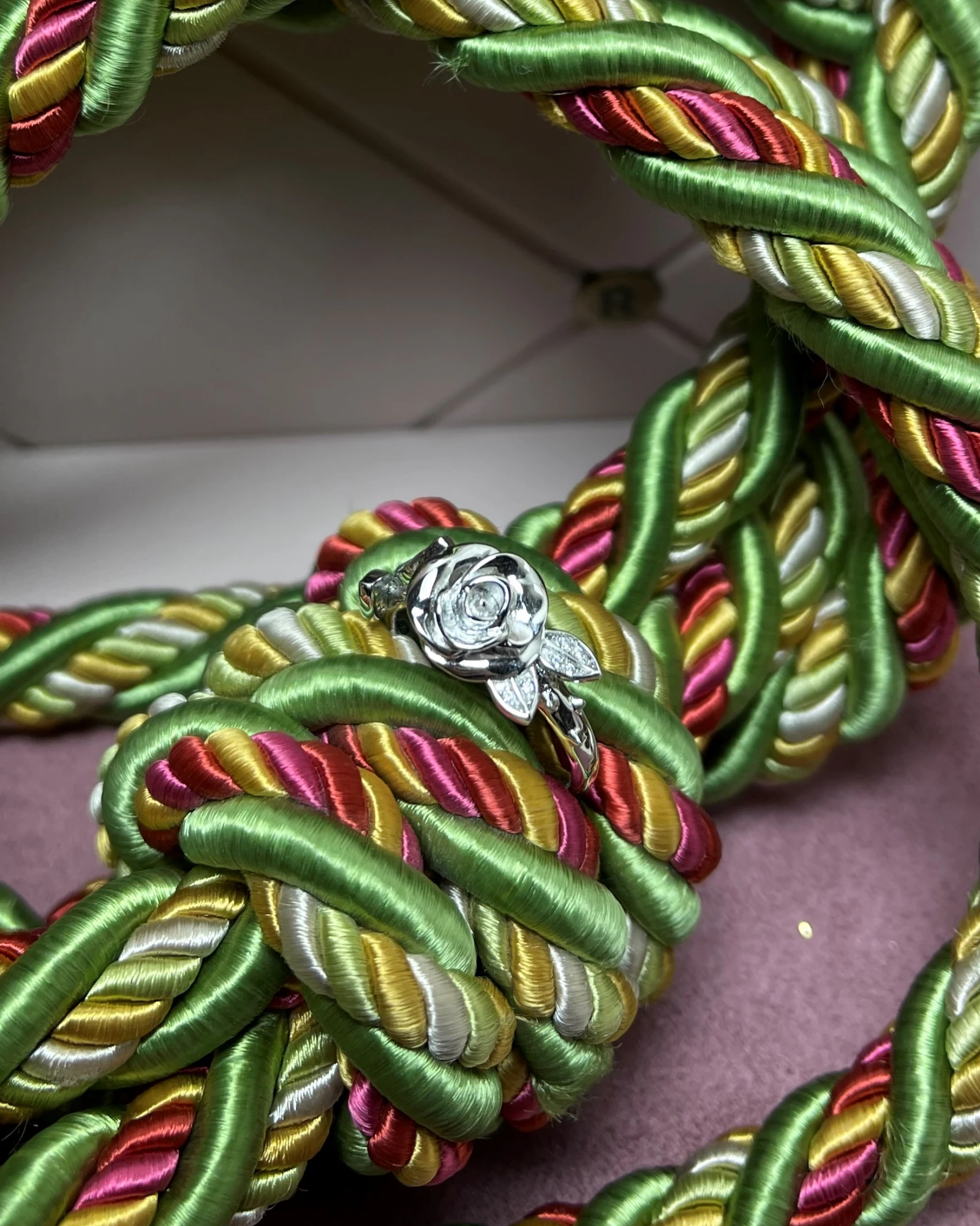 022 Rosato Anello argento con zirconi cod: RMH31C