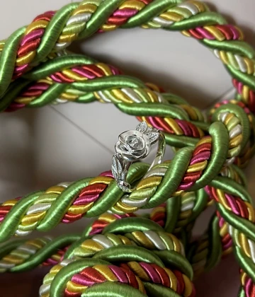 022 Rosato Anello argento con zirconi cod: RMH31C