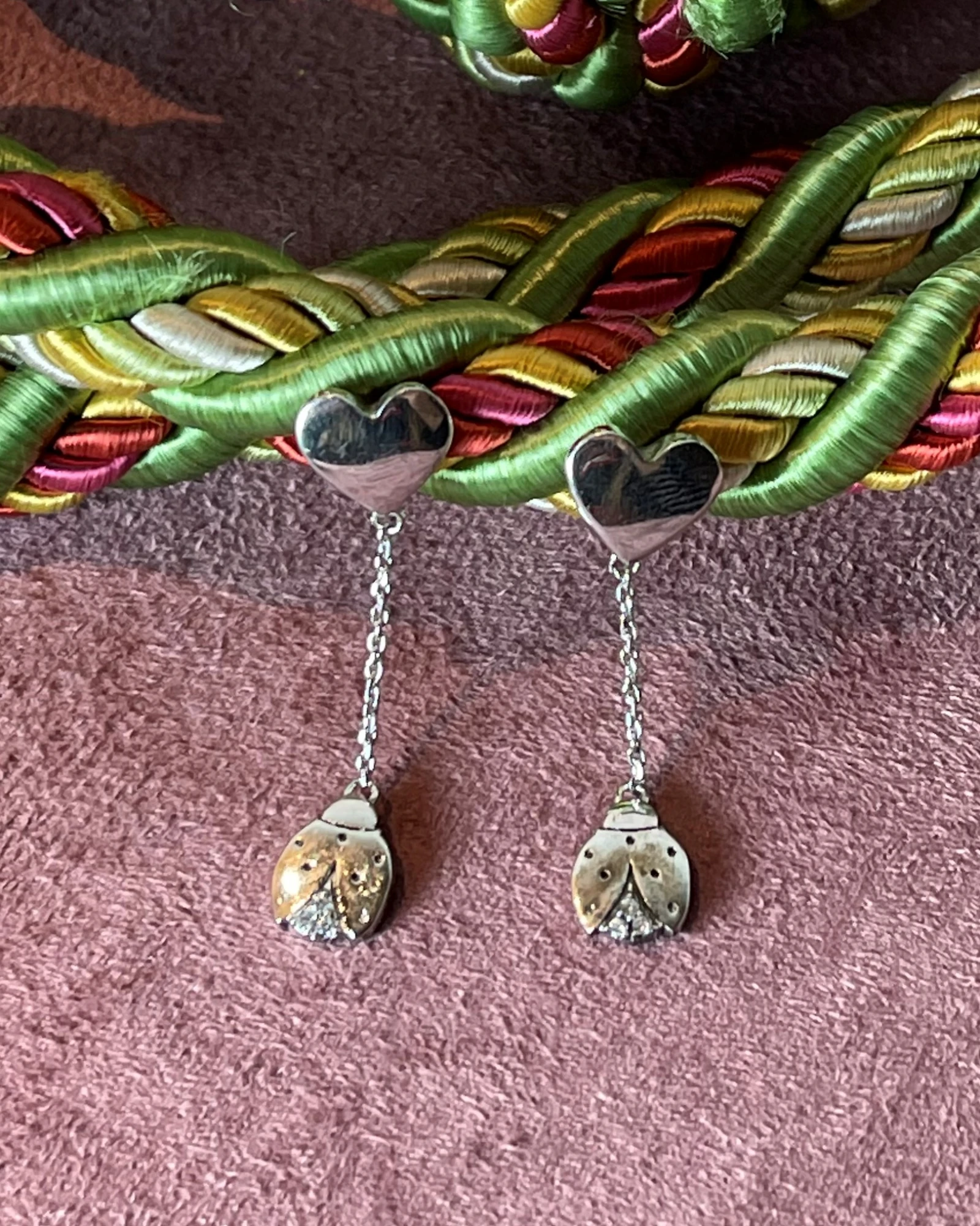 022 Rosato Orecchini argento con zirconi cod: REA02