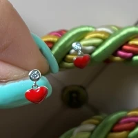 022 Rosato Orecchini argento con zirconi cod: RZ0014