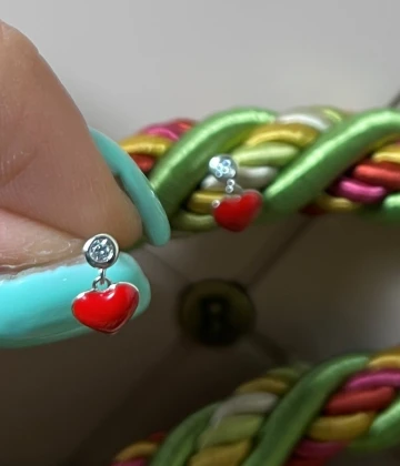 022 Rosato Orecchini argento con zirconi cod: RZ0014