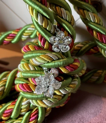 022 Rosato Charm argento con zirconi cod: RSE029