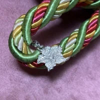 022 Rosato Charm argento con zirconi cod: RSE029