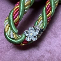 022 Rosato Charm argento con zirconi cod: RSE031