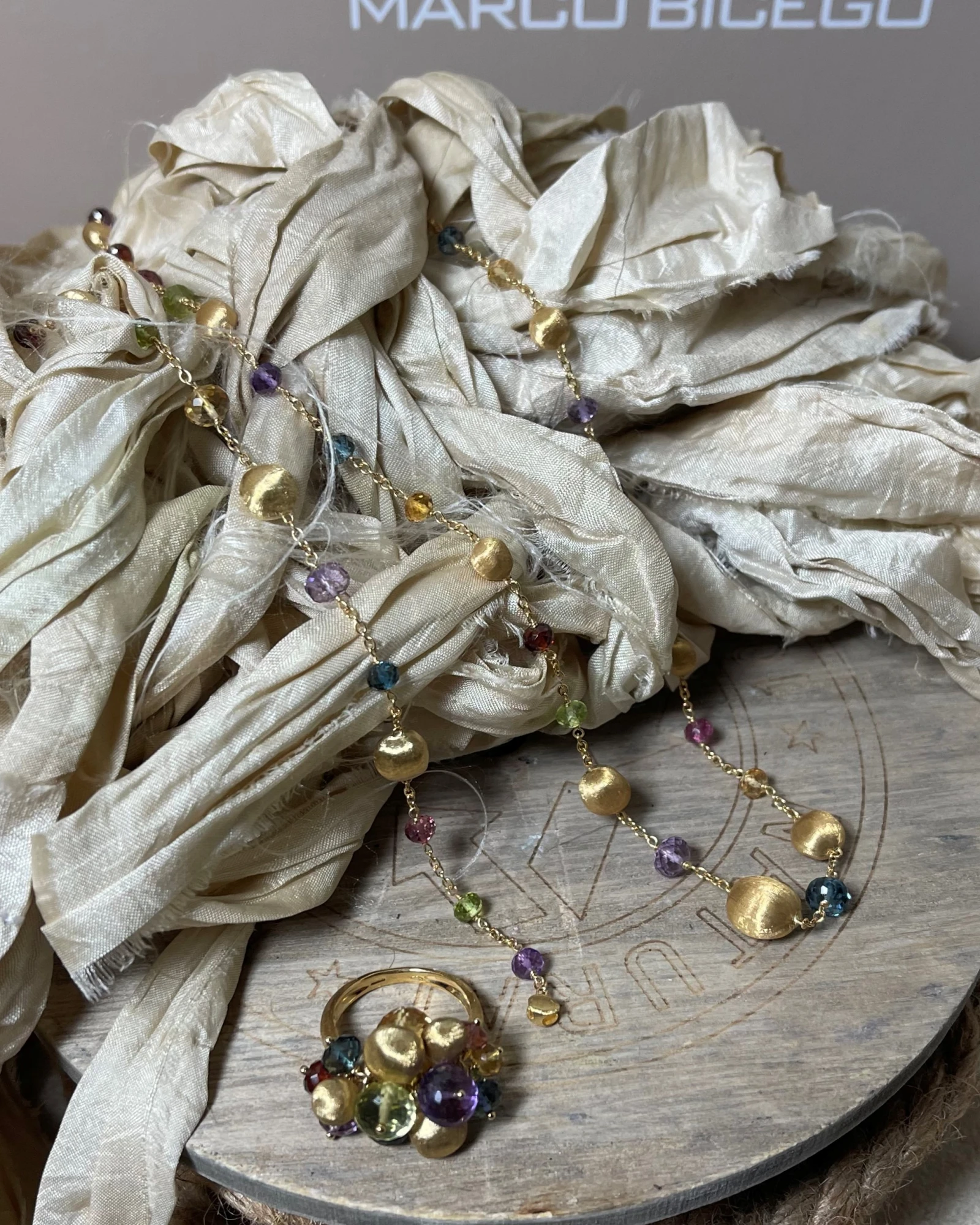 012 Marco Bicego bracciale oro mix di gemme cod: BB2251-MIX02 (Y-02-19,0)