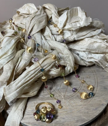 012 Marco Bicego bracciale oro mix di gemme cod: BB2251-MIX02 (Y-02-19,0)