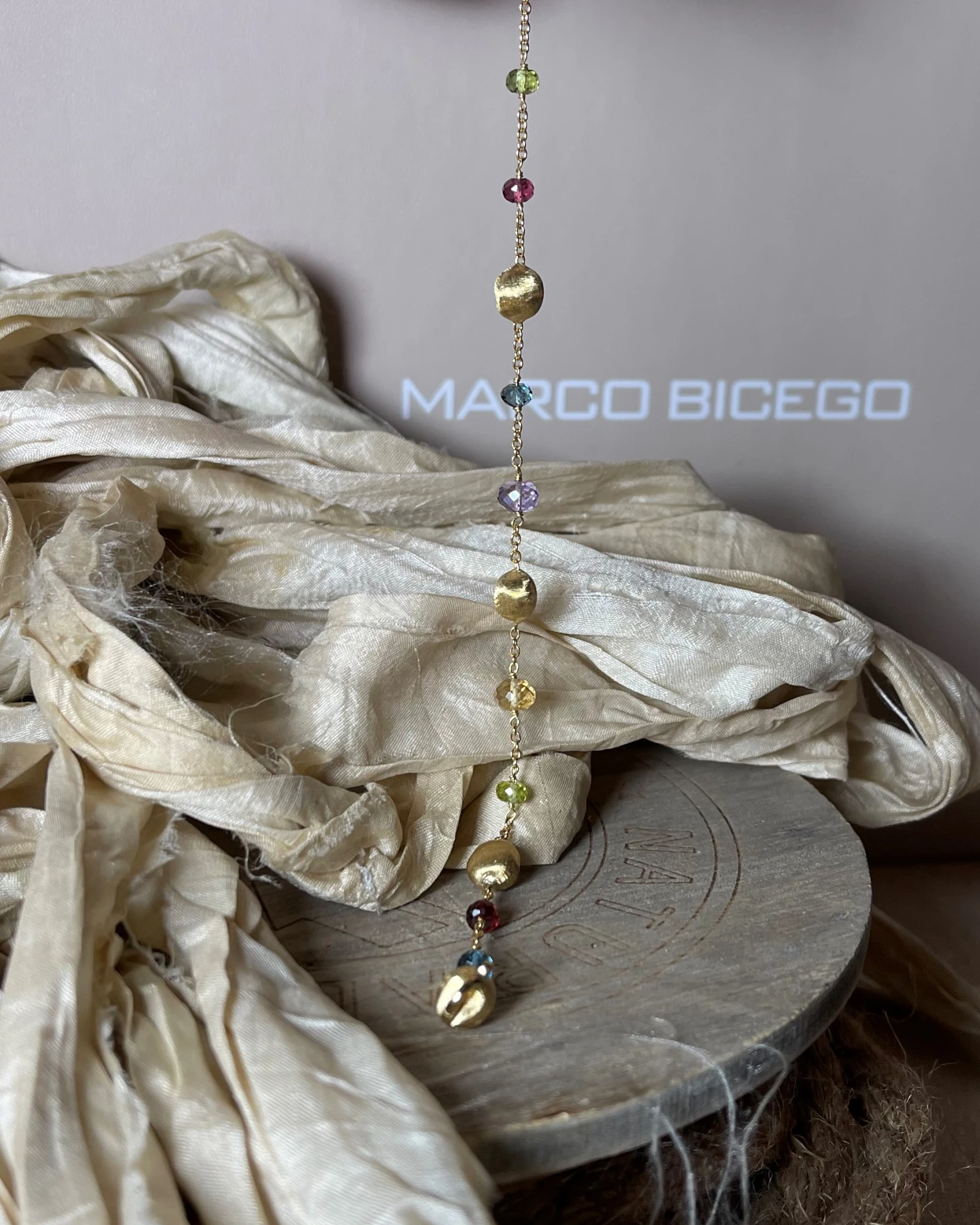 012 Marco Bicego bracciale oro mix di gemme cod: BB2251-MIX02 (Y-02-19,0)