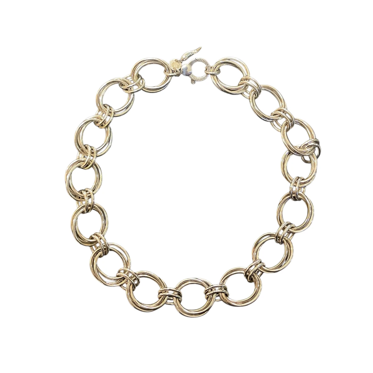 Collana ad Anello Intrecciato in argento Giovanni Raspini Cod. 10128