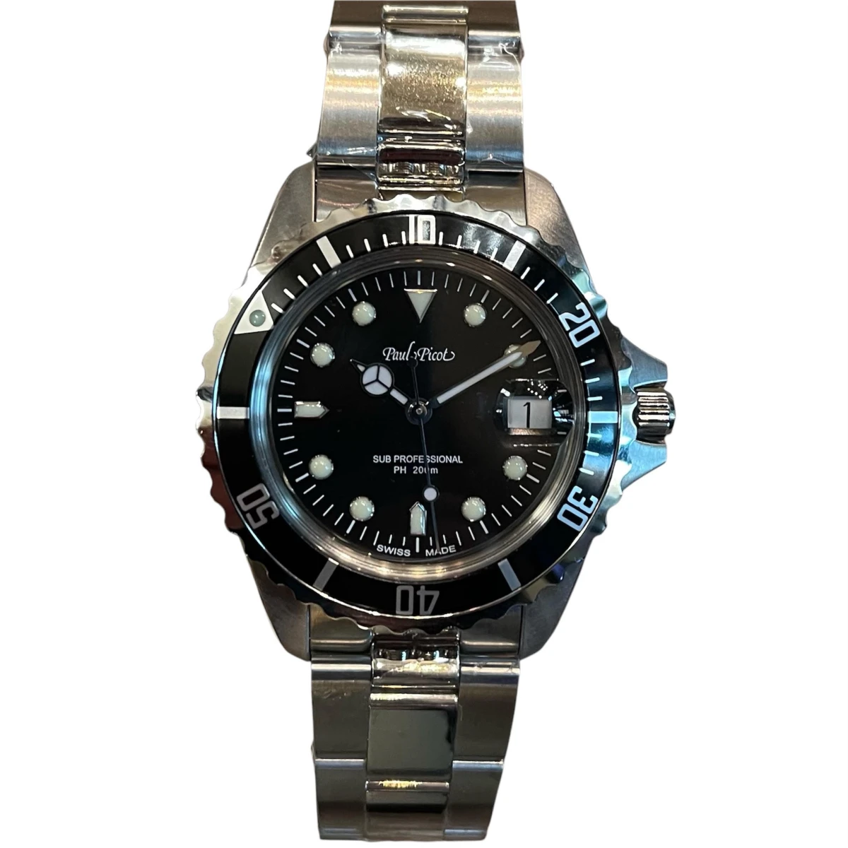 Paul Picot Professional al Quarzo Cod. 4001BK-BK